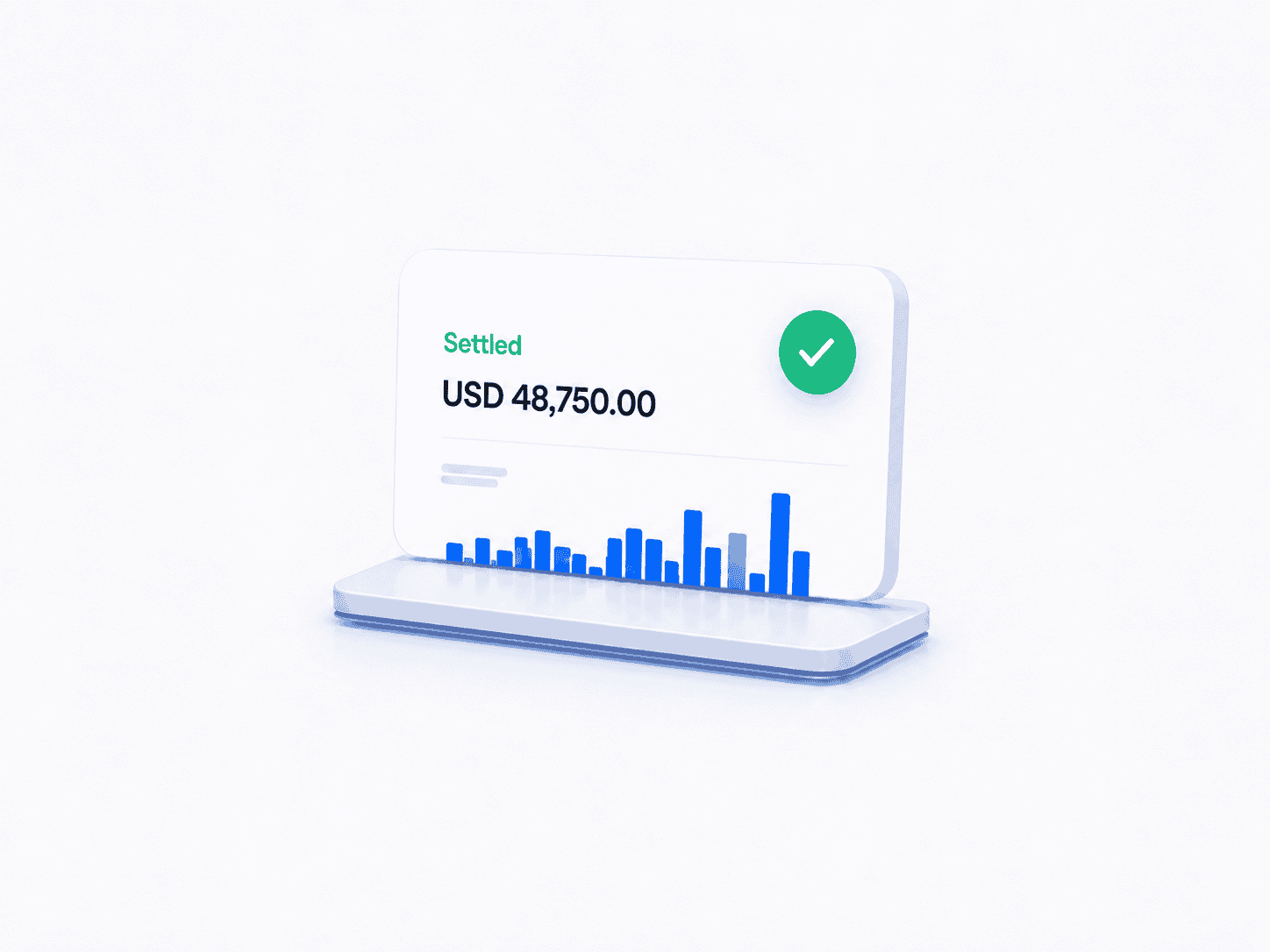 Settled payment chart
